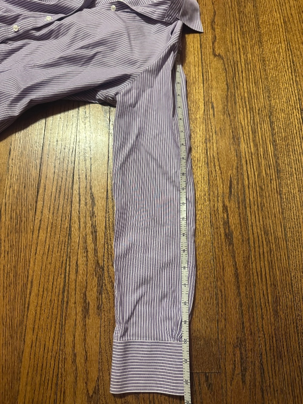Purple Women's Button Down Blouse - Picture 6 of 6